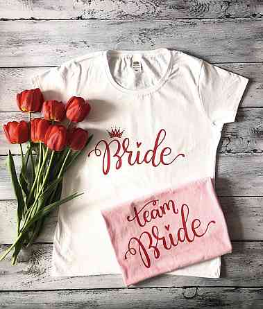 Футболки для девичников Bride - Bride team Черновцы