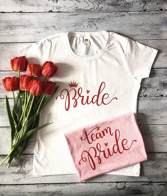 Футболки для девичников Bride - Bride team Черновцы - изображение 1