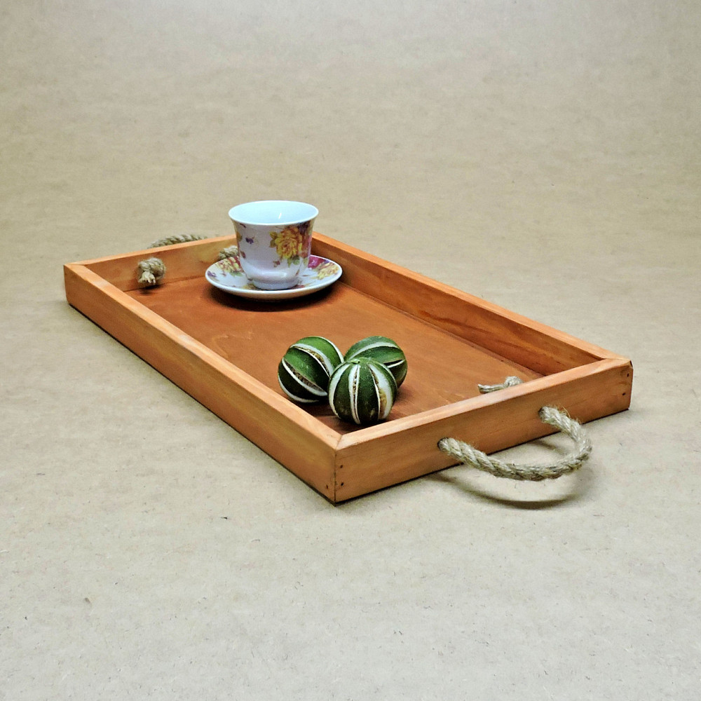 Піднос дерев'яний "Шарлеруа 50х27" шафран Миколаїв - фото 2