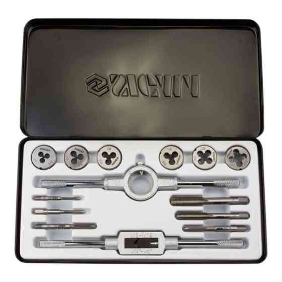 Набір плашок і мітчиків 14 шт. кейс метал. Мукачево