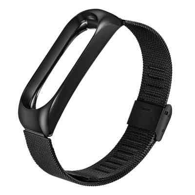 Ремешок для фитнес браслета BeCover Metal для Xiaomi Mi Smart Band 5 Black (705146) Винница