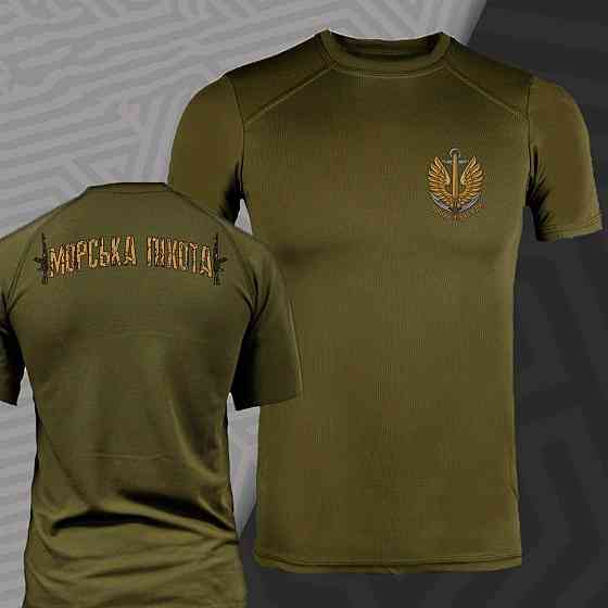 Футболка хакі МОРСЬКА ПІХОТА Чернівці