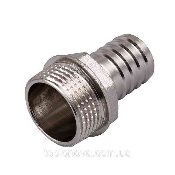 Штуцер 3/4″Н 18мм никелированный NU4I2S OPTIMUM Черновцы