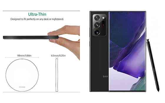 Беспроводное зарядное устройство Copper до 30W для Motorola Moto Edge 60 Pro, USB-C, LED Киев