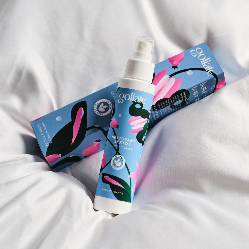 Антибактеріальний спрей для іграшок Goliate Nettoyant Sextoy 100 мл, безпечний для тіла Sex Aura Київ - фото 3