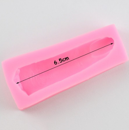 Молд силіконовий Палець 65 мм рожевий Київ - фото 2