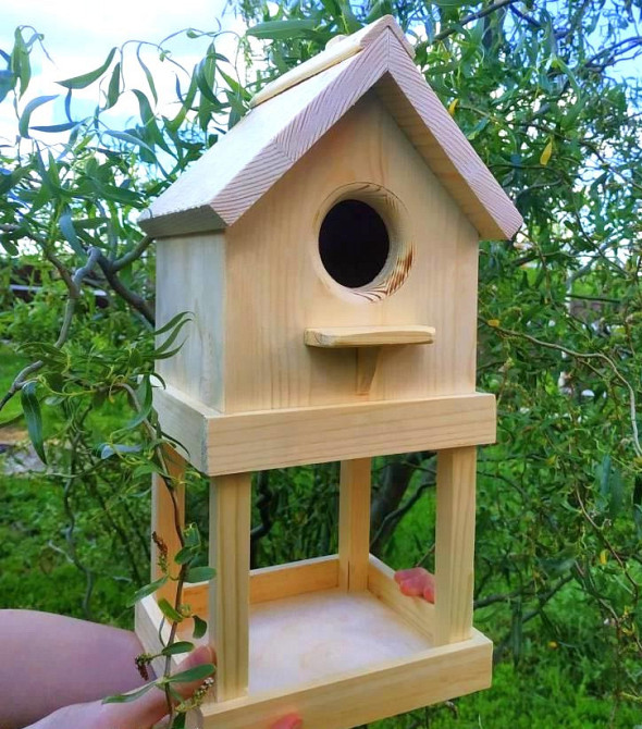 Годівниця зі шпаківнею "Пеструшка" бланже Миколаїв - фото 5