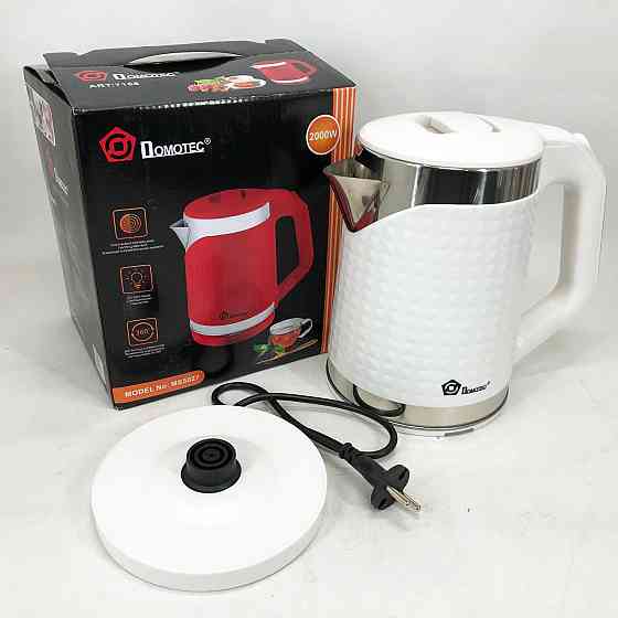 Електричний чайник безшумний Domotec MS-5027 2000 Вт 2.2 л, Вишуканий електрочайник VJ-59 Івано-Франківськ