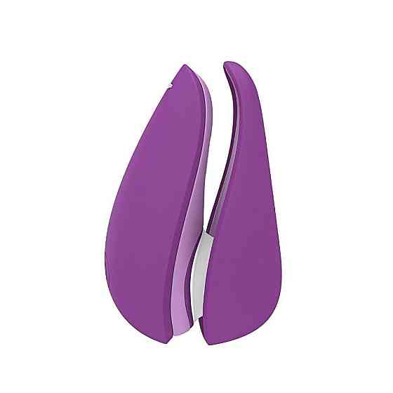 Вакуумний кліторальний стимулятор Womanizer Liberty 2 Purple, 8 режимів, магнітна кришечка Sex Aura Київ