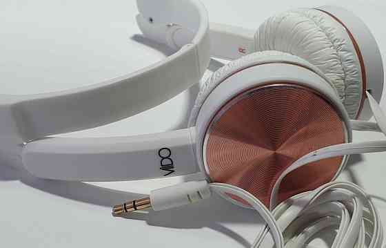 Навушники Viido white mini headphones 3.5 mm jack plug foldable. Харків