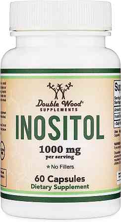 Інозитол Double Wood Supplements Inositol 1000 mg 60 capsules Луцьк