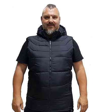 Мужская батальная стеганая жилетка.p.4XL(56) Киев