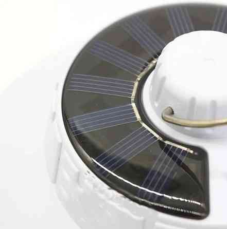 Ліхтар кемпінговий Ma-100 8836 із сонячною батареєю, білий Винница