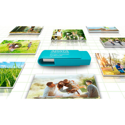 USB флеш накопитель ADATA 256GB UC310 Eco Green USB 3.2 (UC310E-256G-RGN) Винница - изображение 3