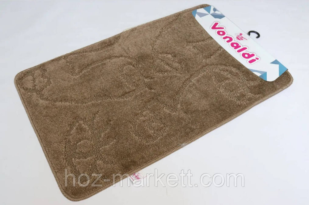 Коврик для ванной темный беж 100 х 60 производство Турция Харьков - изображение 1