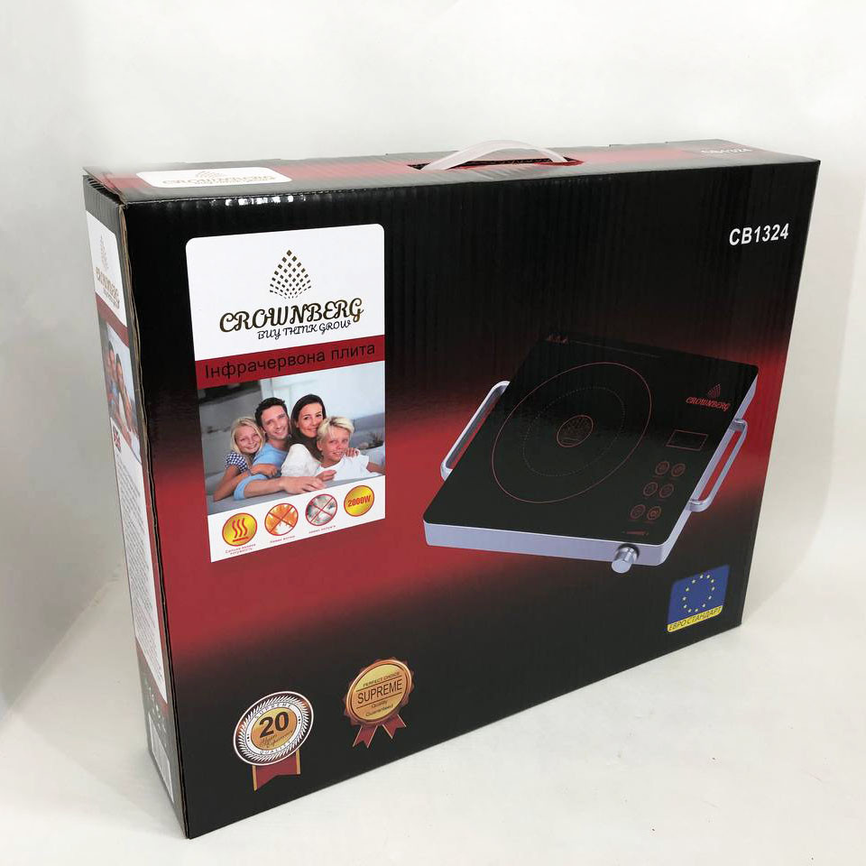 Варочная настольная плита Crownberg, Электро электроплиты, Настольная электроплита удобная GY-56 Львов - изображение 6