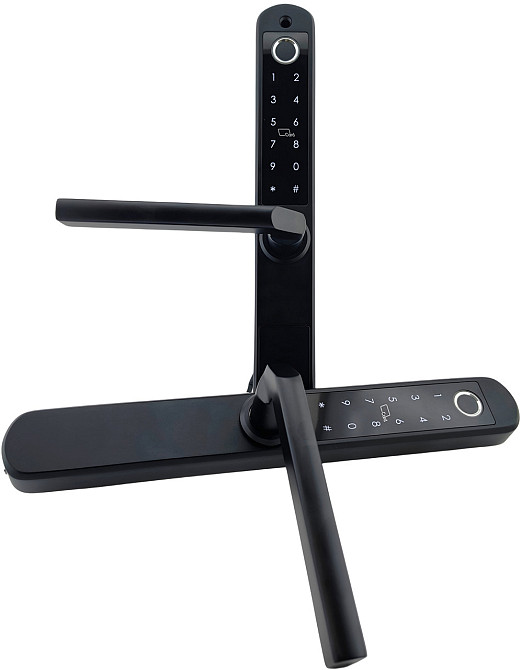 PES Dual чорний дверний розумний замок Київ - фото 3