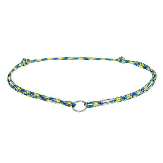 Шнурок для адресника з паракорду WAUDOG Smart ID, світловідбиваючий, "Colors of freedom", розмір М, діаметр 4 мм, довжина 42-76 см Київ