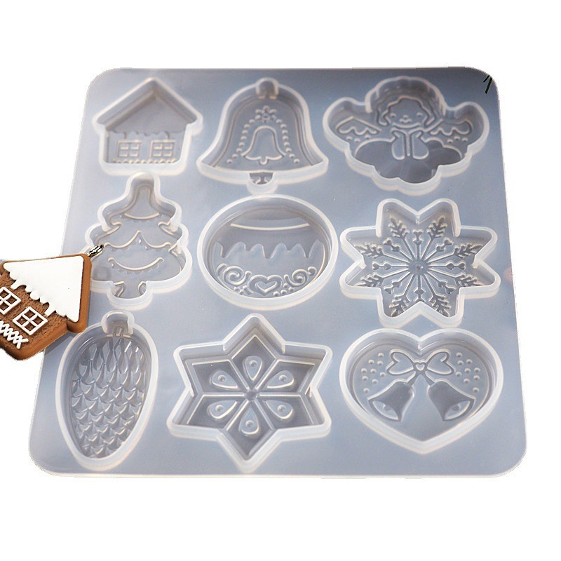 Молд новогодний 12 на 13 см серый Киев - изображение 6