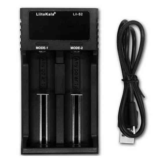 Заряднoe устройство Liitokala lii-S2 на 2 канала (для Ni-MH, Ni-CD, Li-Ion, LiFePo4) Киев