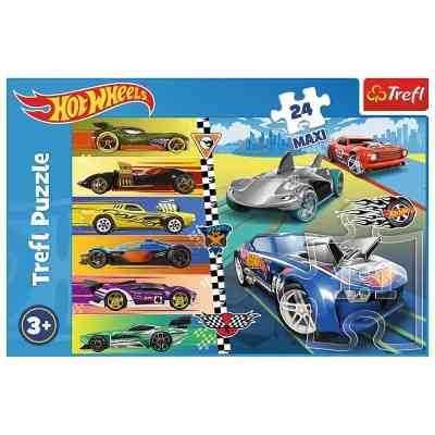 Пазл Trefl Maxi Hot Wheels Быстрые машинки 24 элемента (5900511143621) Винница