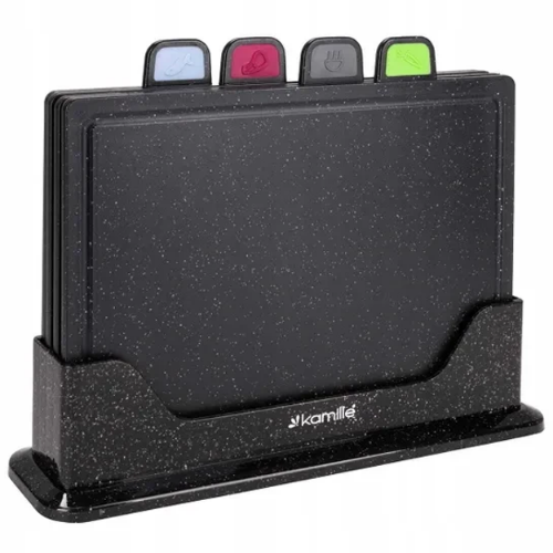 Набір дошок кухонних (4 дошки + підставка) 5225 KAMILLE Житомир - изображение 1