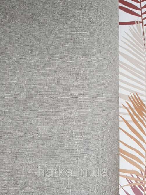 Обои виниловые  Lutece Bensimon однотонные светло коричневые структурные под ткань Киев - изображение 1