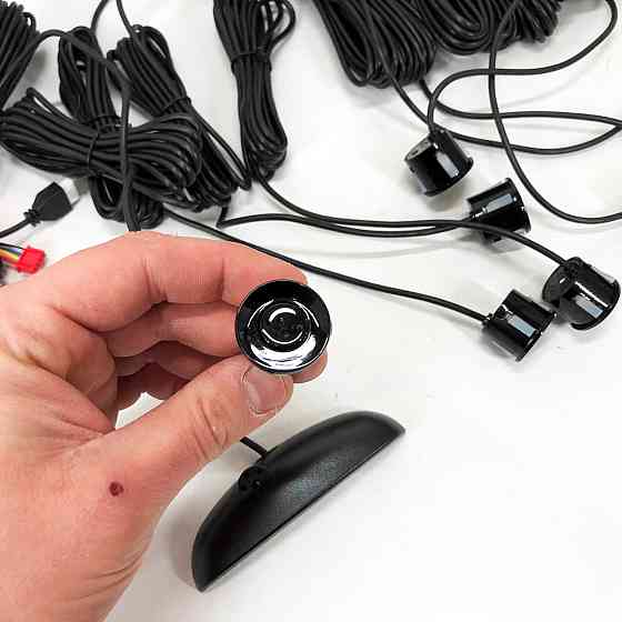 Парктронік (паркувальний радар) Assistant Parking Sensor, 8 чорних датчиків QA-22 Львів