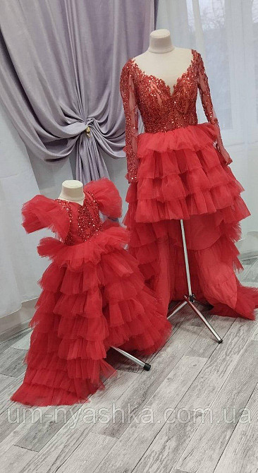 Платья FAMILY LOOK на годик, FAMILY LOOK мама-дочка Кривой Рог - изображение 6