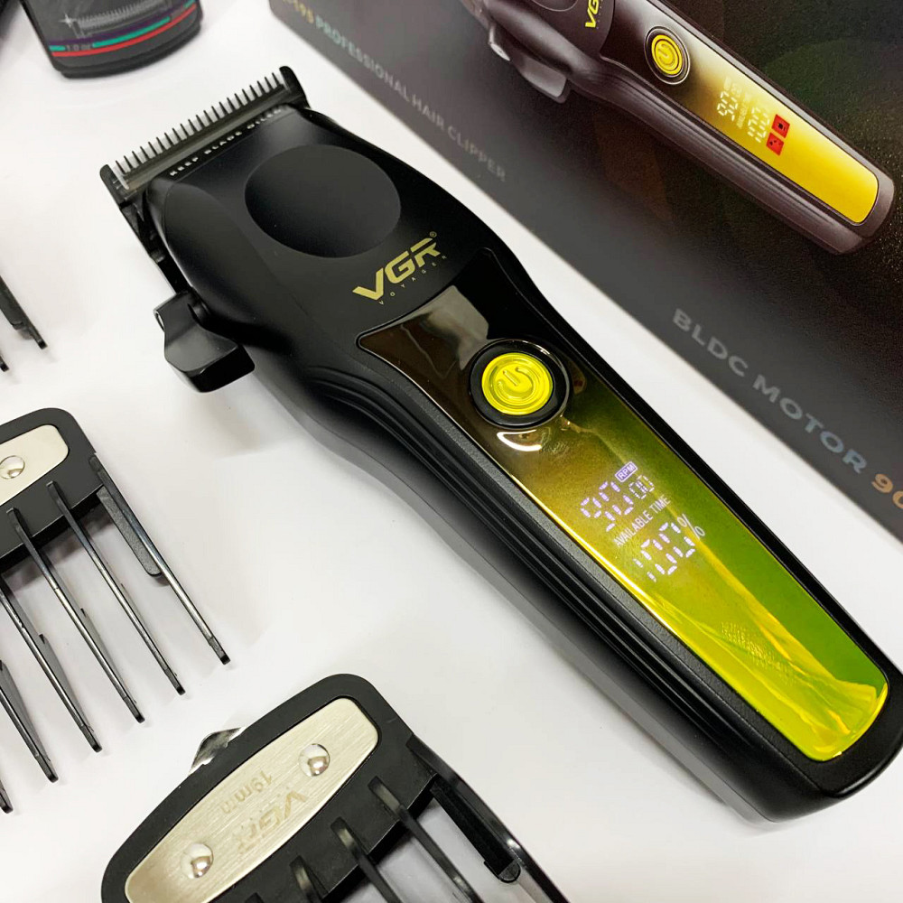 Професійна машинка для стрижки волосся VGR, Електрична акумуляторна машинка для стрижки LK-18 Львів - фото 10