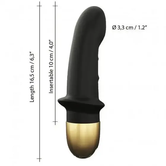 Вібратор Dorcel Mini Lover Black 2.0 перезаряджається, для точки G і масажу простати Львов