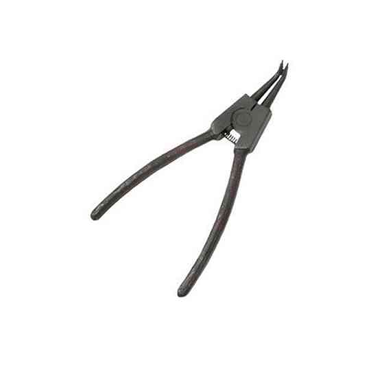 Щипці для зняття та встановлення стопорних кілець 150 мм, вигнуті на розтиск. Мукачево
