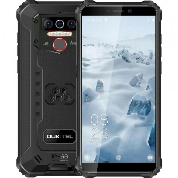 Смартфон Oukitel WP5 Pro 5.5" HD+ /4 GB / 64 GB / MTK6762D / 8000 mAh / IP68 / 13+5Мп Black (6972940563973) Київ - фото 1