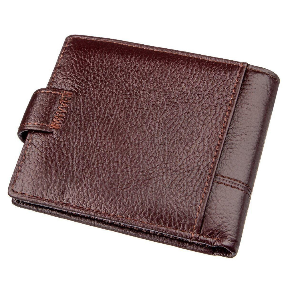 Кошелек горизонтальный мужской флотар кожаный TAILIAN 19009 Коричневый Киев - изображение 2