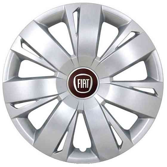 Автомобильные модельные колпаки R16 Fiat 411 4шт, SJS, серебряные Киев