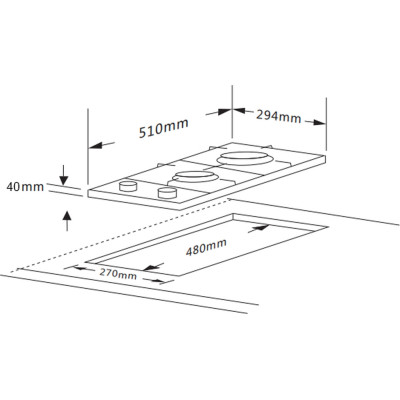 Варочная поверхность Interline HGG 734 FGT BA Винница - изображение 7