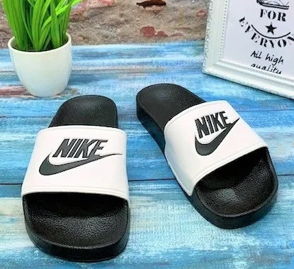 Шльопанці Тапочки Nike Сланці Чорні Білі Жіночі Найк (розміри: 36,37) Дніпро - фото 5