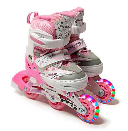 Дитячі ролики для найменших "Happy Sport". PINK. Розмір 27-30 Одеса