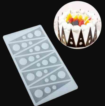 Молд силиконовый Треугольники 219 на 115 мм серый Киев