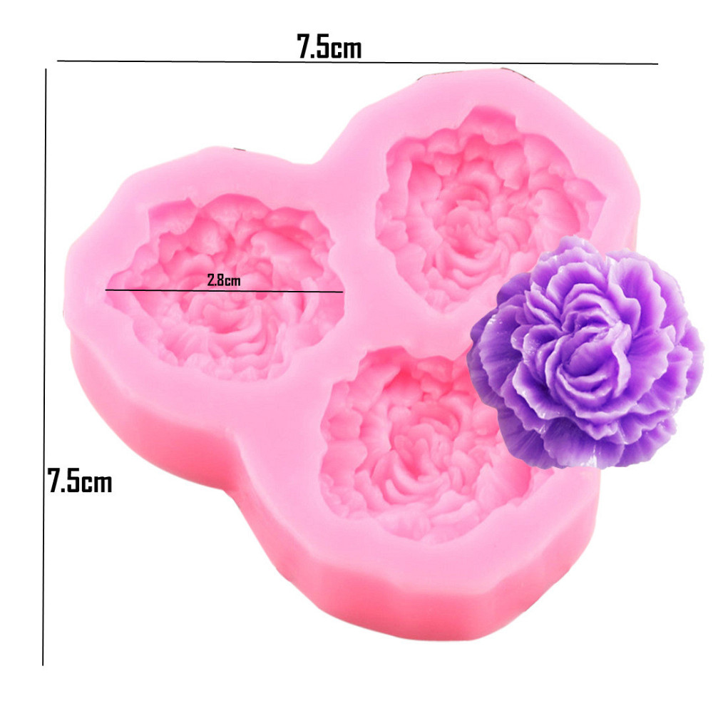 Молд силиконовый Розы 75 на 75 см розовый Киев - изображение 2