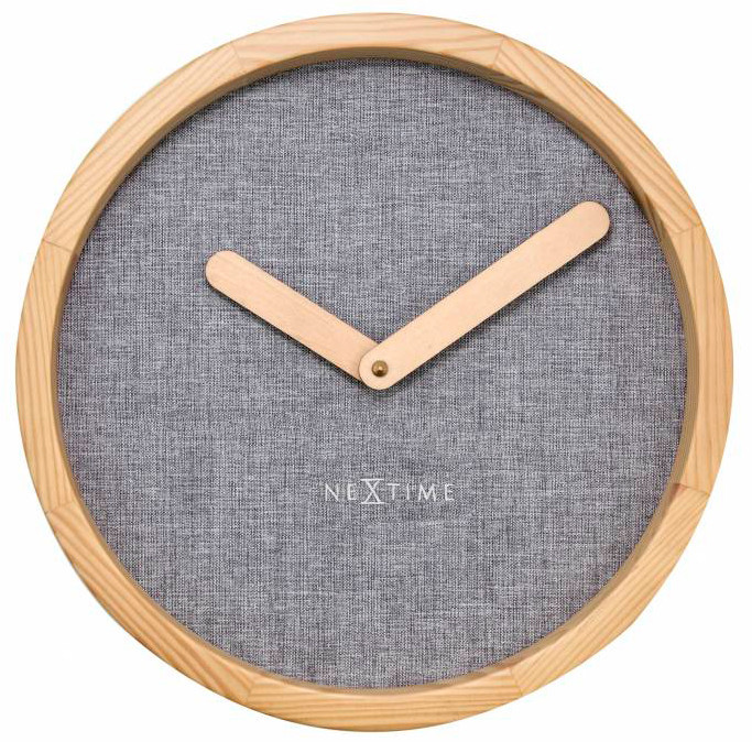 Часы настенные NeXtime Calm Grey (диаметр 30 см) Серый Винница - изображение 1
