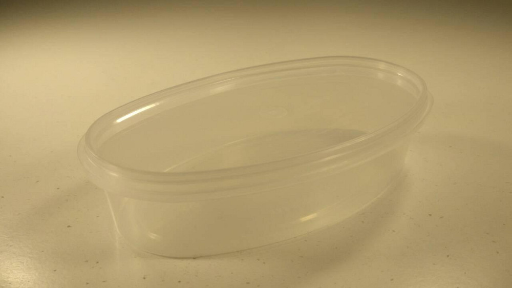 Судок с крышкой  овальный 0,3 л. прозрачное  (1 шт) Харьков - изображение 2