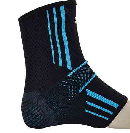 Бандажі на гомілкостоп Power System PS-6022 Ankle Support Evo Black/Blue (2шт.) M Кам'янське