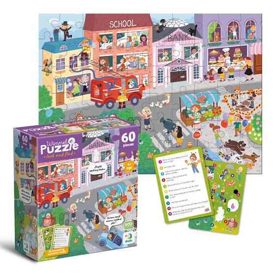 Дитячий віммельпазл "Містечко професій" 300662, 60 елементів Вінниця