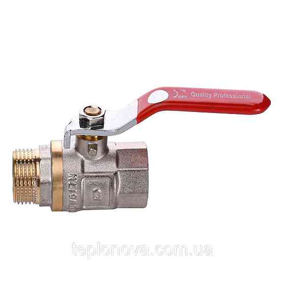 Кран шаровый прямой Q PROFESSIONAL 3/4″ НВ КР PN40 QP152 Черновцы