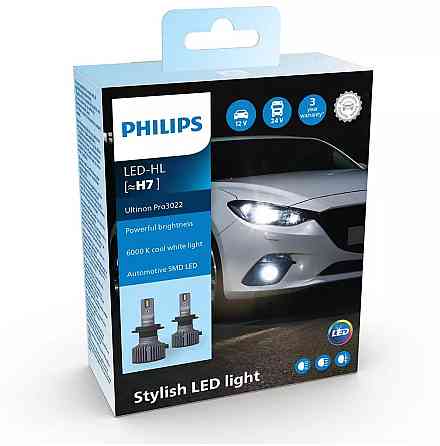 Комплект світлодіодних ламп PHILIPS H7 11972U3022X2 Ultinon Pro 3022 LED-HL 12/24V Харків