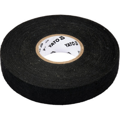 Ізоляційна стрічка Yato тканева, 25м х 19мм, чорна (YT-81501) Вінниця - фото 1