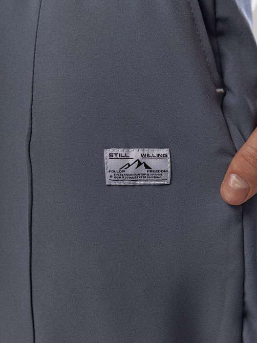 Чоловічі повсякденні джогери. Темно-сірі джогери літні з кишенями Pobedov Savaya Київ - фото 5