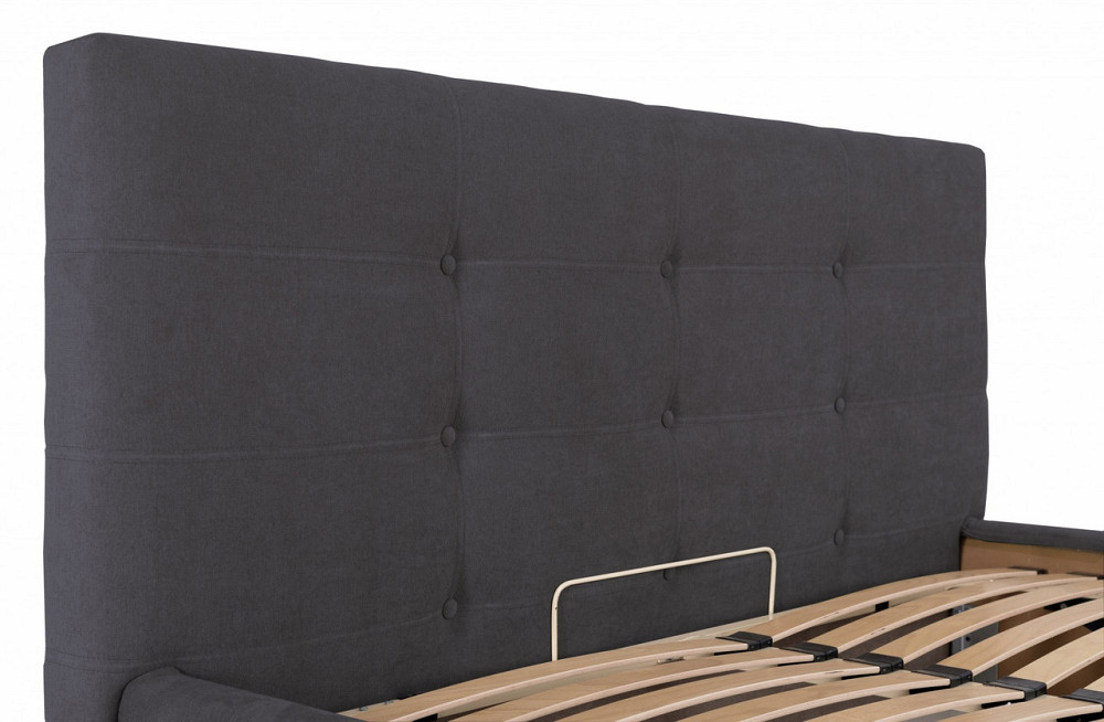 Ліжко Manchester Comfort 120 х 190 см Місті Dark Grey З підйомним механізмом та нішою для білизни Темно-сірий Дніпро - фото 18