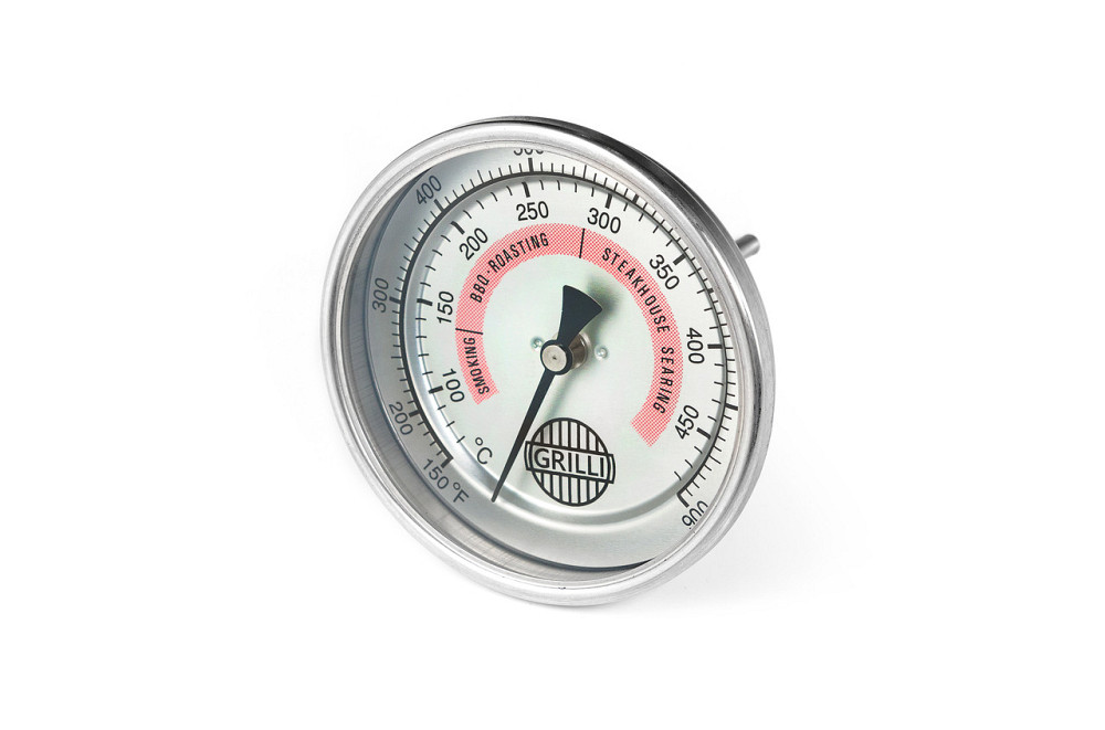 Термометр в крышку для керамического угольного гриля Kamado 5в1 XL GRILLI 777218 Код: 012331 Ровно - изображение 1